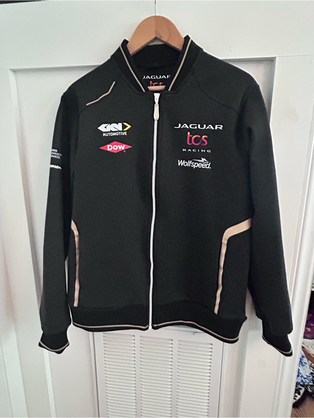 Jaguar TCS Racing Formula E Sponsor Team Jacket Black Size L